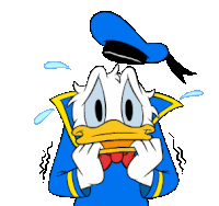Donald Duck Sticker - Donald Duck Scary Stickers