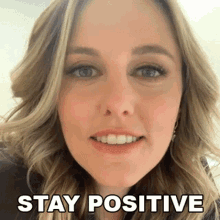 Stay Positive Cameo GIF - Stay Positive Cameo Positive Vibes Only GIFs