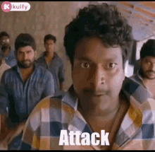 Attack Dhadi GIF - Attack Dhadi Aakraminchatam GIFs