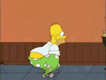 Homer Simpson Pants Down GIF - Homer Simpson Pants Down Tiny Bike GIFs