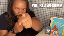 Youre Awesome Awesome Point GIF - Youre Awesome Awesome Point Pointing GIFs