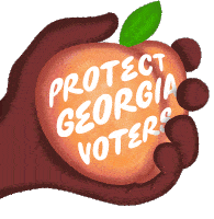 Georgian Georgia Voter Sticker - Georgian Georgia Georgia Voter Stickers