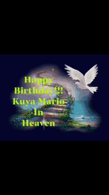 Happy Birthday Kuya Mario In Heaven Greetings GIF - Happy Birthday Kuya Mario In Heaven Happy Birthday Greetings GIFs