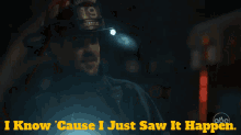 Station19 Jack Gibson GIF - Station19 Jack Gibson I Know Cause I Just Saw It Happen GIFs