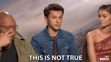This Is Not True Tom Holland GIF - This Is Not True Tom Holland Zendaya GIFs