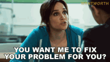 You Want Me To Fix Your Problem For You Franky Doyle GIF - You Want Me To Fix Your Problem For You Franky Doyle Wentworth GIFs