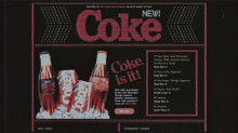 coke new coke coke a cola refreshing fresh