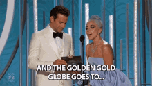 And The Golden Gold Globe Goes To Announcement GIF - And The Golden Gold Globe Goes To Announcement The Award Goes To GIFs