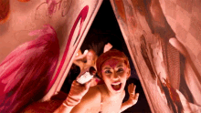 hi party time mouth open surprise tripping hi party time mouth open surprise tripping