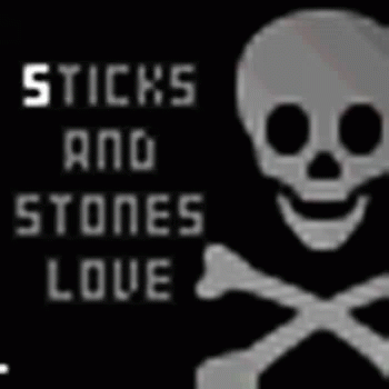 Sticks And Stones Love GIF - Sticks And Stones Love - Discover &amp; Share GIFs