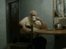 Angry Grandpa Coffee GIF - Angry Grandpa Coffee Rock Music GIFs