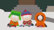south park stan marsh kyle broflovski kenny mccormick toy cars south park stan marsh kyle broflovski kenny mccormick toy cars