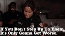 Station19 Andy Herrera GIF - Station19 Andy Herrera If You Dont Step Up To Them GIFs