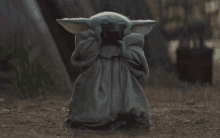 baby yoda soup sipping cup the mandalorian baby yoda soup sipping cup the mandalorian