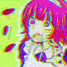 anime ugly dead inside glitchcore