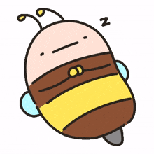 bee bumble bee sleep sleeping bed time