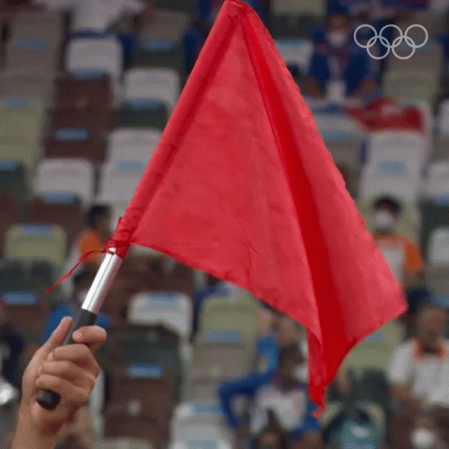 Red Flag 2020olympics GIF - Red Flag 2020olympics Foul GIFs