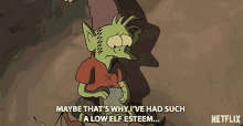 Maybe Thats Why Ive Had Such A Low Elf Esteem Pun GIF - Maybe Thats Why Ive Had Such A Low Elf Esteem Pun Funny GIFs