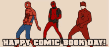 Happy Comic Book Day GIF - Dance Spiderman Daredevil GIFs
