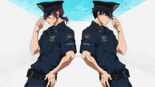 police anime dancing body wave