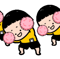 Mim Mimosa Sticker - Mim Mimosa Cheerlead Stickers