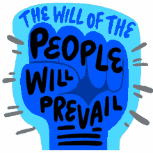 the will of the people people will prevail i will prevail will of the people will prevail democrat