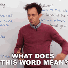 What Does This Word Mean Benjamin GIF - What Does This Word Mean Benjamin Learn English With Benjamin GIFs