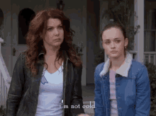I'M Not Cold. GIF - Not Cold Im Not Cold Lorelai Gilmore GIFs