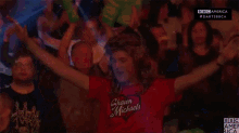 Shawn Michaels Fan Devoted Fan GIF - Shawn Michaels Fan Devoted Fan Cheering GIFs