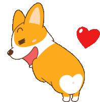 Puppy Love Sticker - Puppy Love Butt Stickers