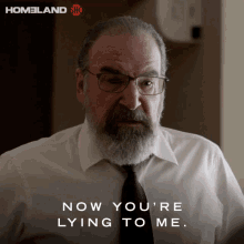 Now Youre Lying To Me Mandy Patinkin GIF - Now Youre Lying To Me Mandy Patinkin Saul Berenson GIFs