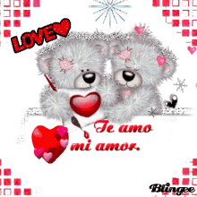 Te Amo Mi Amor Love GIF - Te Amo Mi Amor Love Teddy Bears GIFs