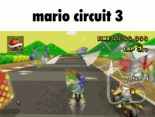 mario kart mario mario circuit3 mario circuit dodge
