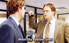 I Am Meet My Eyeline GIF - I Am Meet My Eyeline Jim GIFs