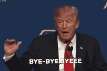 Trump Bye GIF - Trump Bye Goodbye GIFs
