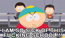 south park cartman school mad so sick
