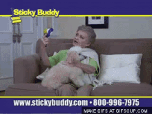 Sticky Buddy GIF - Sticky Buddy Lady GIFs