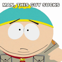 man this guy sucks eric cartman south park cripple fight s5e2
