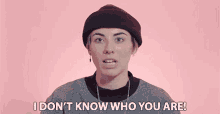 I Dont Know Who You Are Bustle GIF - I Dont Know Who You Are Bustle Im Not Familiar With You GIFs