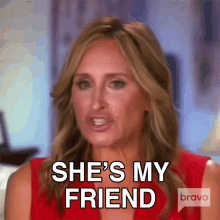 Shes My Friend Real Housewives Of New York GIF - Shes My Friend Real Housewives Of New York Shes A Friend GIFs