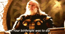 Birthright Was To Die Anthony Hopkins GIF - Birthright Was To Die Anthony Hopkins Odin GIFs