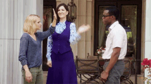 High Five GIF - The Good Place High Five Yes GIFs