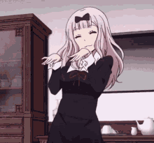 cute anime dancing silly happy excited