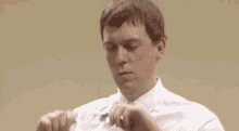 He Can Bend Spoons GIF - Comedy Sketch A Bit Of Fry And Laurie GIFs