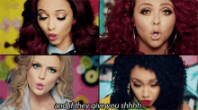 And If They Give You Shhh GIF - Little Mix Perrie Edwards Jesy Nelson GIFs