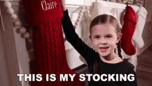 This Is My Stocking Carson Crosby GIF - This Is My Stocking Carson Crosby Claire And The Crosbys GIFs