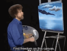 Bob Ross GIF - Bob Ross Painting GIFs