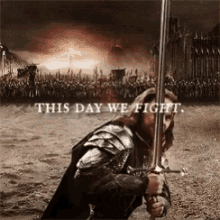 Aragorn Lotr GIF - Aragorn Lotr This Day We Fight GIFs