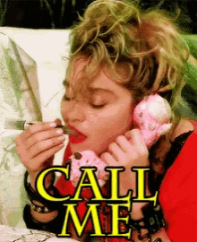 Madonna Call Me GIF - Madonna Call Me Phone Call GIFs