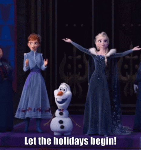 Olafs Frozen Adventure Let The Holidays Begin GIF - Olafs Frozen Adventure Let The Holidays Begin Princess Anna GIFs